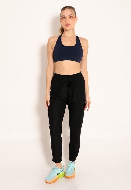 Calça Feminina Tactel Com Ziper